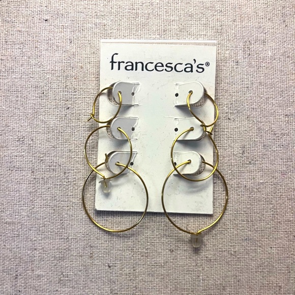 ✨Multi-Mini Hoop Set from Francesca’s - Picture 1 of 5